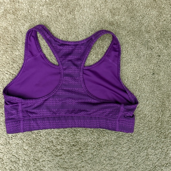 Nike Women's Purple Sports Bra (Size Small) - Picture 2 of 2